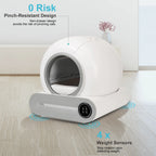 DOEL Self Cleaning Cat Litter Box 65L Automatic