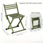 Outdoor portable folding stool, dual-purpose fishing stool, camping barbecue stool