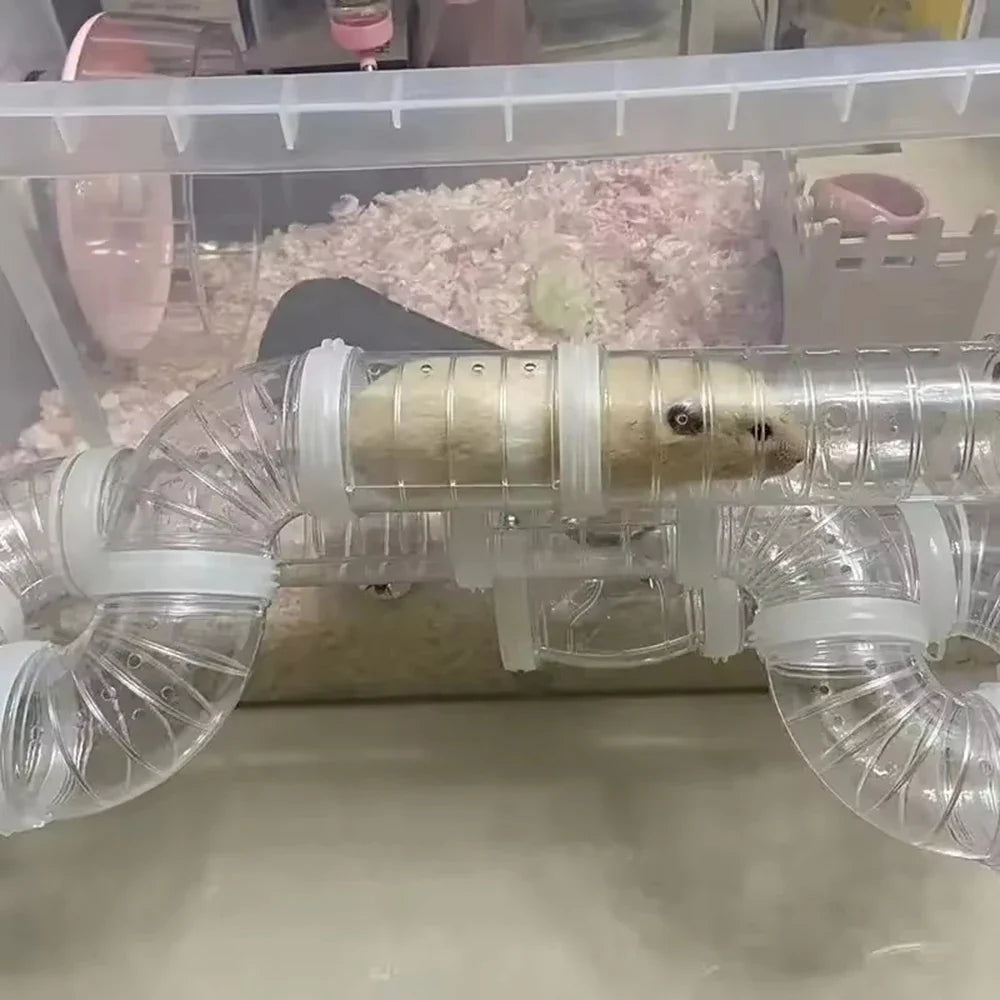 Hamster Cage Renovation External Pipeline Accessories DIY Small Pet Supplies Toy
