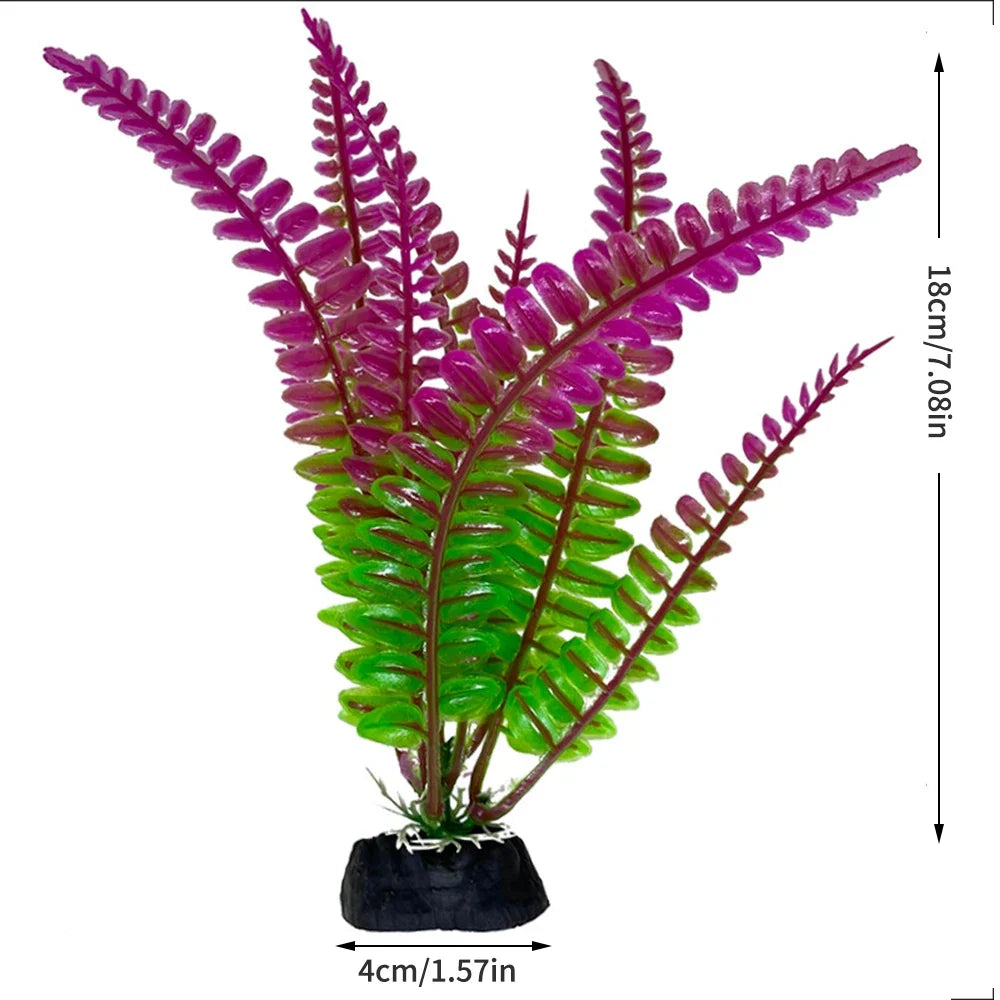 1PC Simulated Aquatic Plants Fish Tank Decoration, Landscaping Seagrass Ornaments