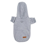 Winter Dog Clothes for Small Dogs Warm Fleece-Lined Hoodie Cozy Cotton Pullover Sweater Puppy Cute Pet Outfits for Cold Weather