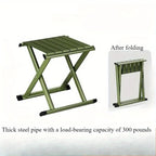 Outdoor portable folding stool, dual-purpose fishing stool, camping barbecue stool