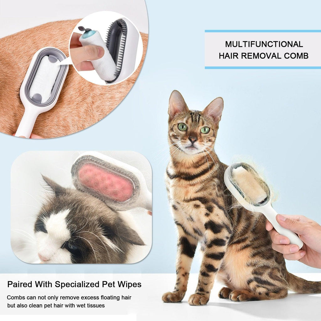 Cat Cleaning Comb Professional Brush for Dog or Cat Removes Loose Hair Eliminate Tangles