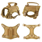 Tactical Puppy Harness Leash Set – Adjustable Military-Style Vest for Small Dogs & Cats