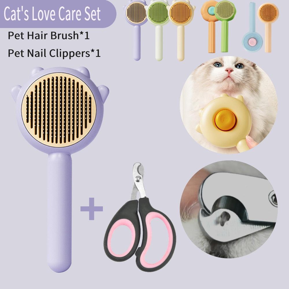 Cat Comb Massage Pet Magic Combs Hair Removal Cat and Dog Universal Needle Brush Pets