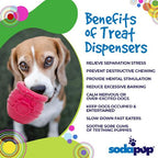 Honey Pot Dog eCup Treat Dispenser | Durable PUP-X Rubber Enrichment Toy