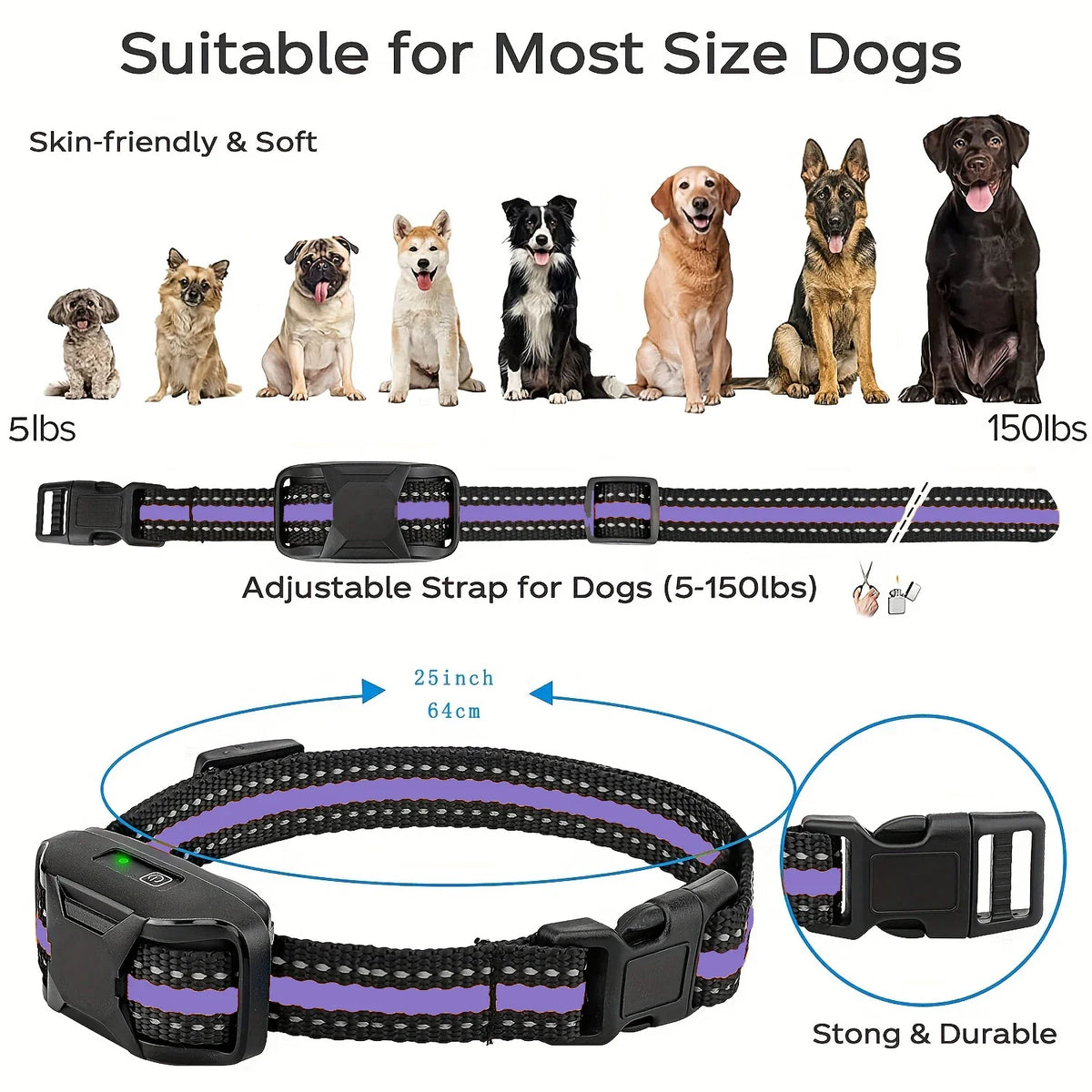 WXRPETH Dog Training Collar Remote Waterproof Shock Beep Vibration
