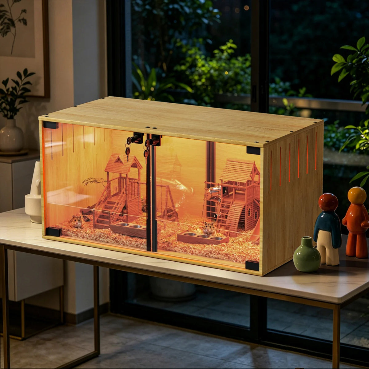 Wooden Chew-proof Small Animals Cage