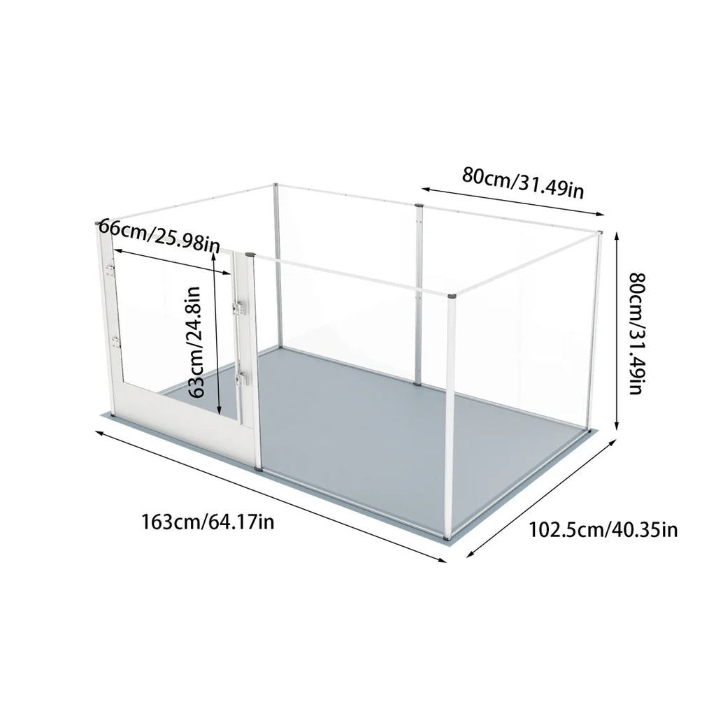 Unique Clear Acrylic Dog Whelping Pen