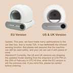 DOEL Self Cleaning Cat Litter Box 65L Automatic