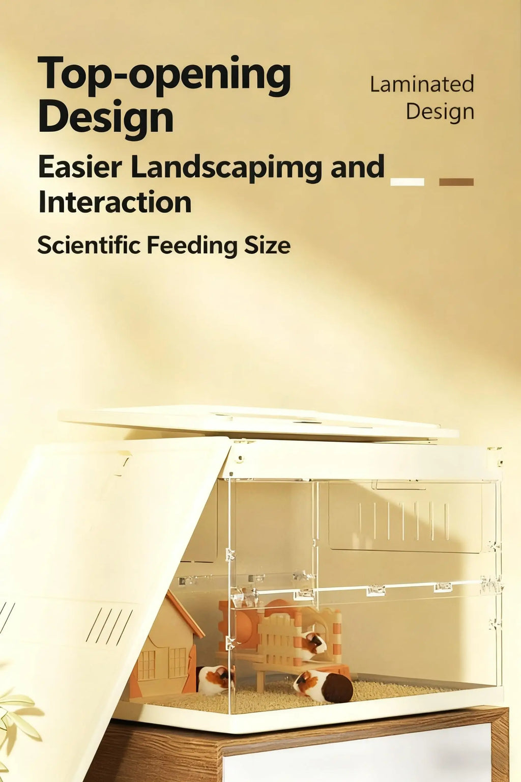 Starter Guinea Pig Cage with 6 Accessories