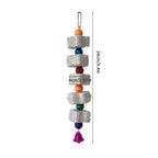 1PC Pet Teeth Grinding Volcanic Rock Toy for Parrots Hamsters Cage Accessories Bird Toy