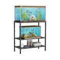 20-29 Gallon Fish Tank Stand, 3-Tier Adjustable Stand, Reptile Breeder Turtle Terrarium