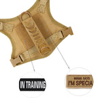 Tactical Puppy Harness Leash Set – Adjustable Military-Style Vest for Small Dogs & Cats
