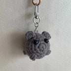 Sad Hamster Violin Song Plush Keychain Bag Charm Cute 2024 Key Ring Accessories Gift