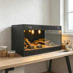 Reptile Terrarium w/ Temperature Control, Dual Zone Thermostat & for Gecko Snake Turtle