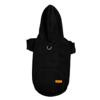 Winter Dog Clothes for Small Dogs Warm Fleece-Lined Hoodie Cozy Cotton Pullover Sweater Puppy Cute Pet Outfits for Cold Weather