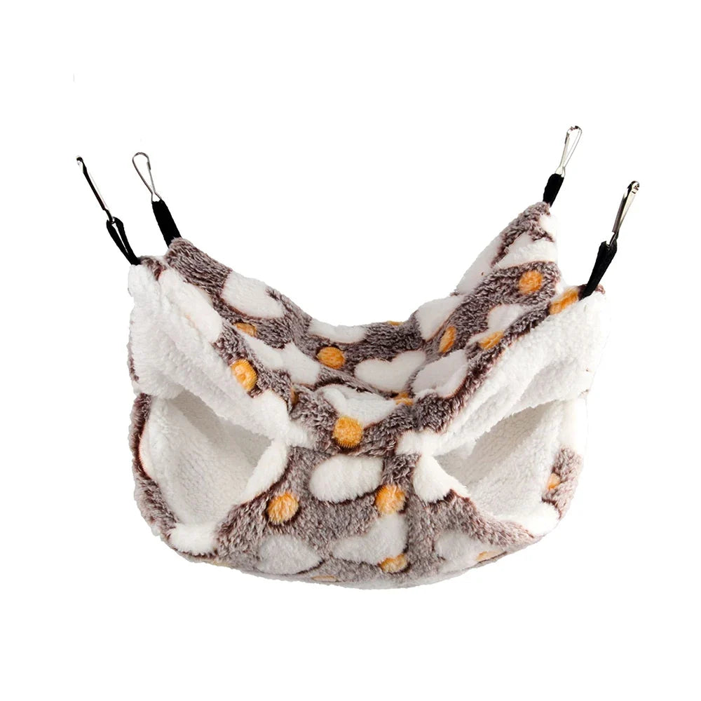 1PC Winter Warm Double-Layer Small Pet Hammock Suspended Squirrel Sleeping