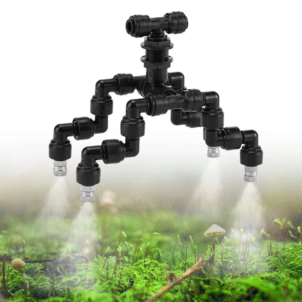 Adjustable Reptile Misting Nozzle Fogger for Terrariums, Greenhouses, Rainforest Enclosures
