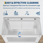 Large small pet cage, ventilated, easy to clean