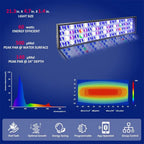 Full Spectrum LED Marine Aquarium Lamp For 60-240cm Led Fish Tank Lights