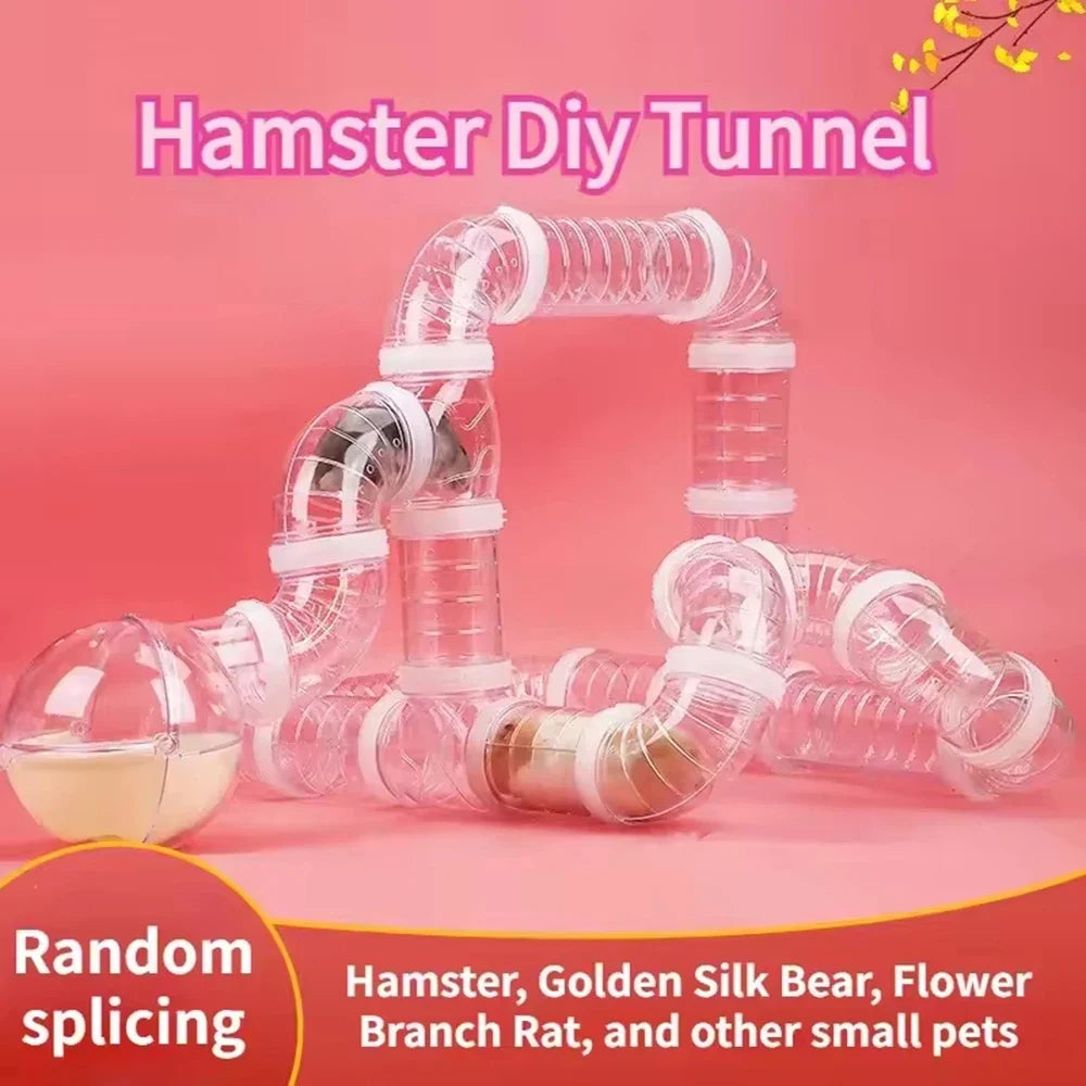 Hamster Cage Renovation External Pipeline Accessories DIY Small Pet Supplies Toy