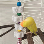 1PC Pet Teeth Grinding Volcanic Rock Toy for Parrots Hamsters Cage Accessories Bird Toy