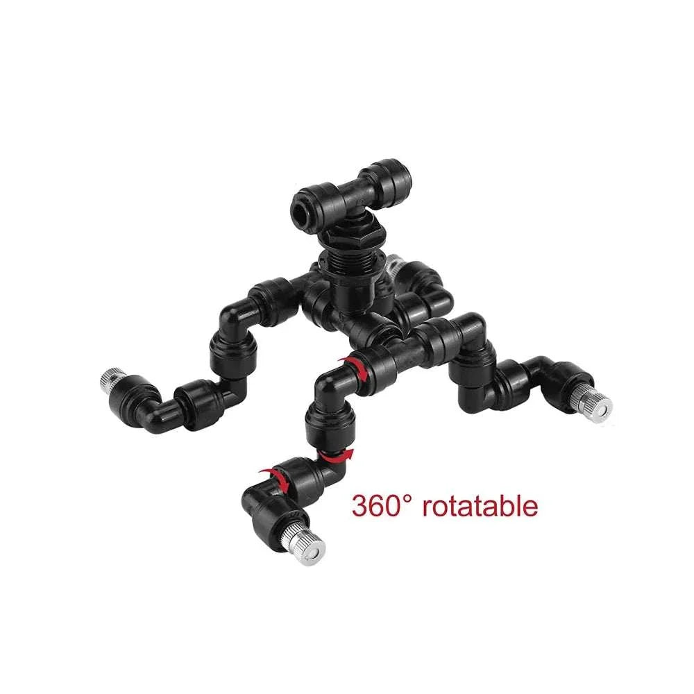 Adjustable Reptile Misting Nozzle Fogger for Terrariums, Greenhouses, Rainforest Enclosures