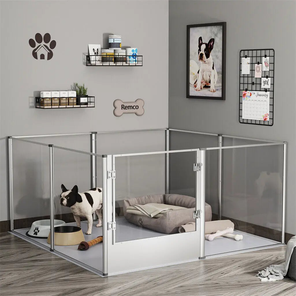 Unique Clear Acrylic Dog Whelping Pen