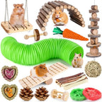 Hamster Toys Set, Guinea Pig Small Animal Toy Cage Accessories, Chinchillas, Gerbils, Rats, Rabbit Rodents
