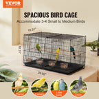 Flight Bird Cage Stackable Divided Small Animal Cage