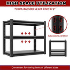 Heavy Duty Metal Aquarium Stand for 20-30 Gallon Fish Tank, 3-Tier Adjustable Storage Shelf, Holds up to 400 Lbs