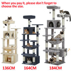 Large Cat Tree and Tower for Indoor Cats With Scratching Posts