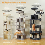 Large Cat Tree and Tower for Indoor Cats With Scratching Posts