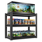 Heavy Duty Metal Aquarium Stand for 20-30 Gallon Fish Tank, 3-Tier Adjustable Storage Shelf, Holds up to 400 Lbs