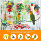 6 PCS Bird Chew Toys Cage Removal Pendant