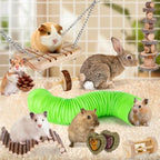 Hamster Toys Set, Guinea Pig Small Animal Toy Cage Accessories, Chinchillas, Gerbils, Rats, Rabbit Rodents