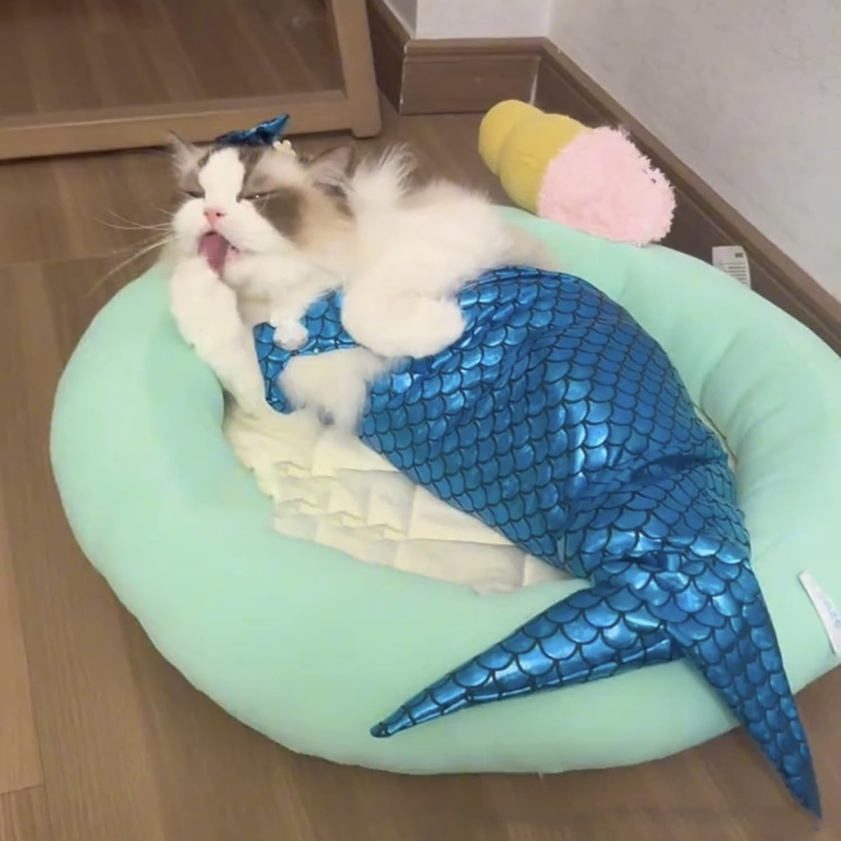 Cat Mermaid Costume Creative Cat And Dog  Mermaid Fishtail Dress  Photo Props