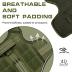 Heavy Duty No-Pull Tactical Dog Harness Molle Vest