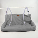 High-end Car Dog Bed Dual-seat Rear Pet Kennel Mat Waterproof Car Safety Seat