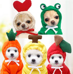 Cute Fruit Dog Clothes For Small Dogs Hoodies Cat Costume Coat
