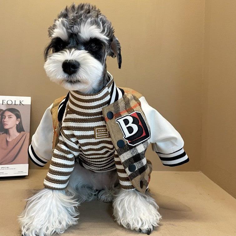 Dog Clothes Winter Wool Pet Hair Padded Jacket