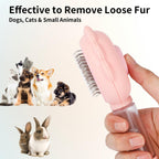 Cat Brush Self Cleaning Spray Cat Brushes For Indoor Cats Removes Loose and Tangled Hair