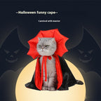 Halloween Pet Costumes Vampire Cloak Small Dog Cat Kitten Puppy Dress Kawaii Pet Clothes