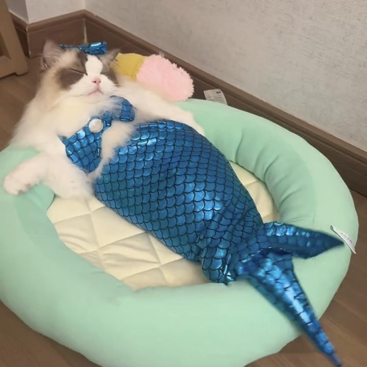 Cat Mermaid Costume Creative Cat And Dog  Mermaid Fishtail Dress  Photo Props