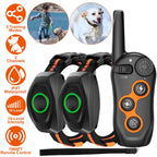 3280 FT Dog Training Collar IP67 Waterproof Pet Beep Vibration Electric rechargeable 3 modes