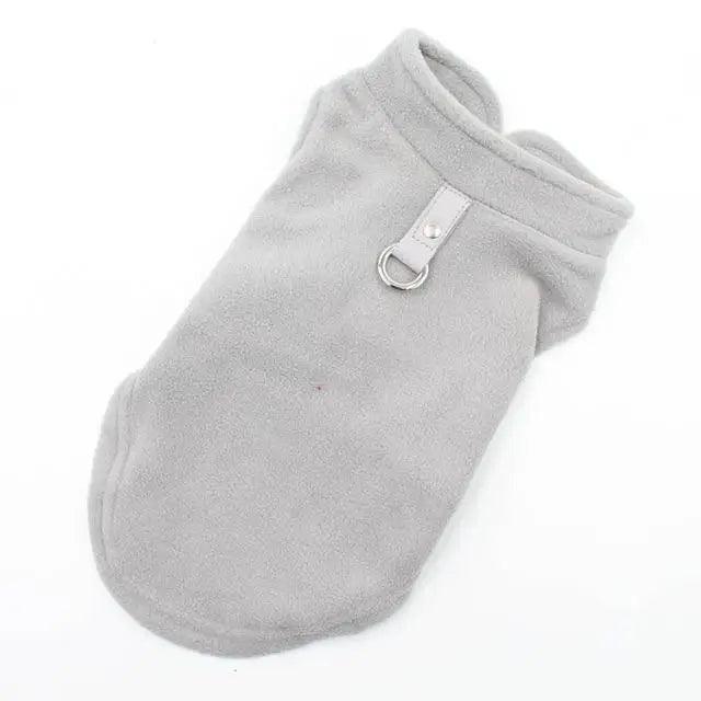 Blank Dog Vest Soft Fleece Clothes For Small Dogs.T Shirt With Soft Fleece Vest