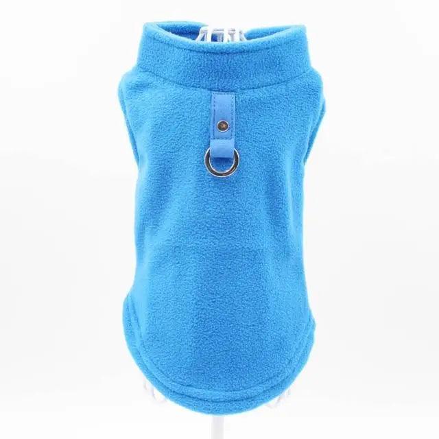 Blank Dog Vest Soft Fleece Clothes For Small Dogs.T Shirt With Soft Fleece Vest