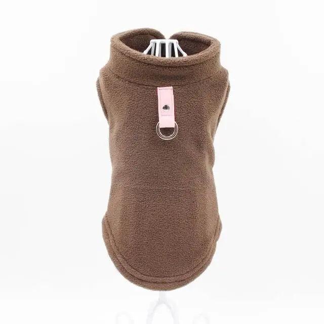 Blank Dog Vest Soft Fleece Clothes For Small Dogs.T Shirt With Soft Fleece Vest