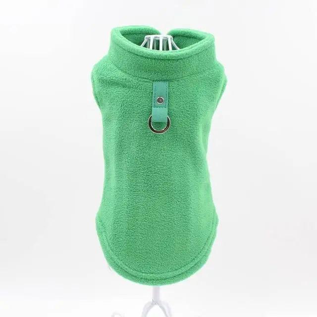 Blank Dog Vest Soft Fleece Clothes For Small Dogs.T Shirt With Soft Fleece Vest